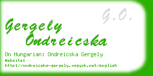 gergely ondreicska business card